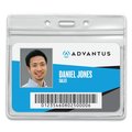 Advantus Resealable ID Badge Holder, Horizo, PK50 75523